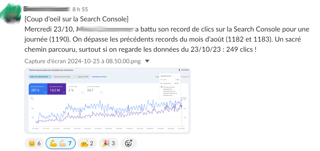 exemple résultats accompagnement