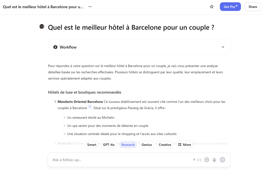 exemple recherche sur you.com