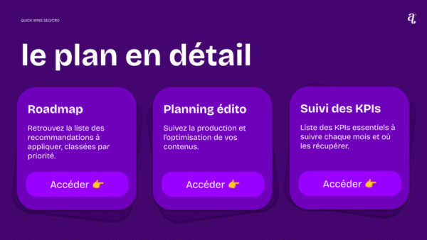 Roadmap SEO/CRO - Offre Essentielle - 10 Quick wins